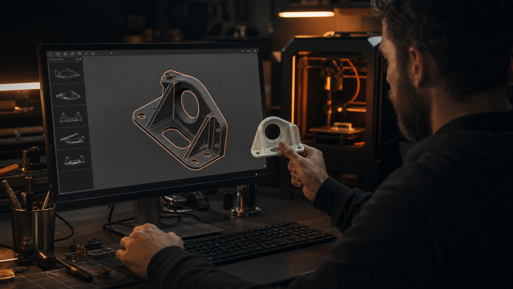Verifica di un modello CAD con un prototipo stampato